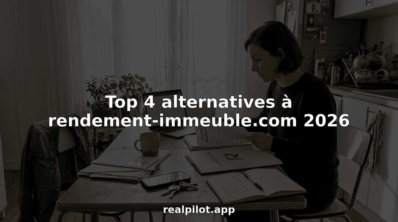 Top 4 alternatives à rendement-immeuble.com 2026